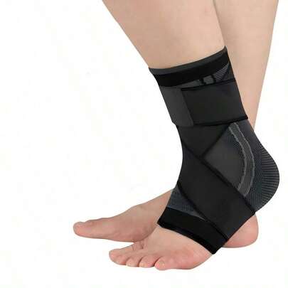 Tobillera elástica de soporte para fitness, bádminton y actividades de entrenamiento; accesorio de fitness para el tobillo