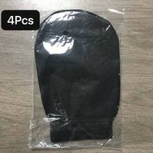 1/2只去角质身体磨砂手套，双面身体清洁巾，SPA按摩身体磨砂器，适用于去除死皮，包含多色深层清洁浴巾 - 黑色 - 查看 11