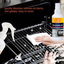 Limpador de Grelha de Forno, Limpador de Cozinha, Desengraxante de Cooktop, Desodorizante, Removedor de Manchas de Gordura para Grelhas, Micro-ondas, Fogões a Gás, Pasta de Limpeza para Azulejos de Cozinha - Líquido - Visão 11