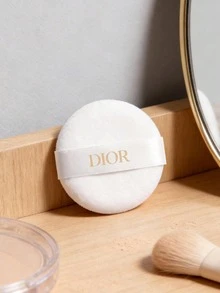 Christian Dior Soft Powder Puff, Makeup Sponge, Dual-Use Powder Puff, Makeup Tool - Platinum - View 5