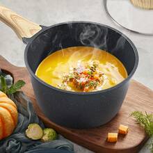 GiPP 14/18 Piece Ceramic Pots And Pans Set Non Stick - Nonstick Cookware Set, Healthy Kitchen Cooking Set Frying Pans Set,PFAS PTFE PFOA (Break) - Black - View 5