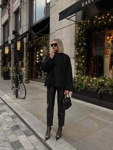 1 Pair Of Women's Classic Basic Pantyhose, Fashionable, Sexy, Elegant, Cute, Beautiful And Comfortable, Perfect For Various Festivals, Especially Ideal For Valentine's Day, Couple Dates, Daily Outings And Commuting - Available In Multiple Sizes - Black - View 5