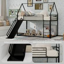 Kids Bed Frames, Headboards & Footboards - Black + Iron + Bedroom - View 9