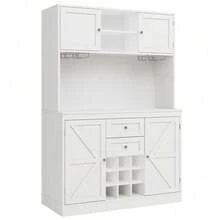 Buffets & Sideboards - White + MDF+Metal - View 11