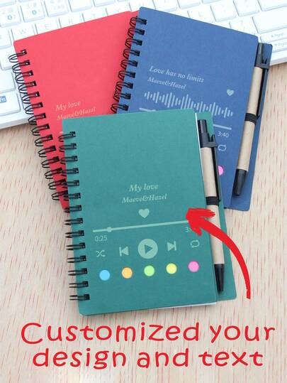 1 Stück (inklusive Stift) personalisierter, individuell gestalteter Taschennotizblock und Haftnotizzettel-Set. Der Taschennotizblock eignet sich für Arbeitsaufzeichnungen, Familienmitteilungen, Lernnotizen, Lesezeichen, Büro- und Schreibwaren, Schreibwarenpreise und Geschenke zum Schulanfang.