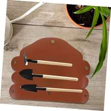 4件套园艺工具套装，包括花园耙、适用于种植花卉蔬菜的小铲子、多肉植物专用小铲子、迷你园艺铲以及盆栽植物用品。 - 收納包+工具 - 查看 3