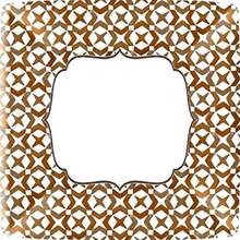 Plato cuadrado de pavo de 8 unidades, 25,4 cm, color marrón,41042005 - Verde Oliva - Ver 1