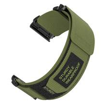 1 pièce Bracelet de montre en nylon 22-26mm compatible avec Fenix 6 6S 7 Pro 7S 7X 8 AMOLED 43 47 51 Instinct 3 2X 2 2S Epix Pro Gen2 - Multicolore - Voir 15