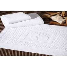 Feet Towel Made In Turkey, Essential For Home Use - White - View 2
