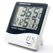 Higrômetro Digital Com Sensor Controle Inteligente Do Clima - Branco - Visão 8