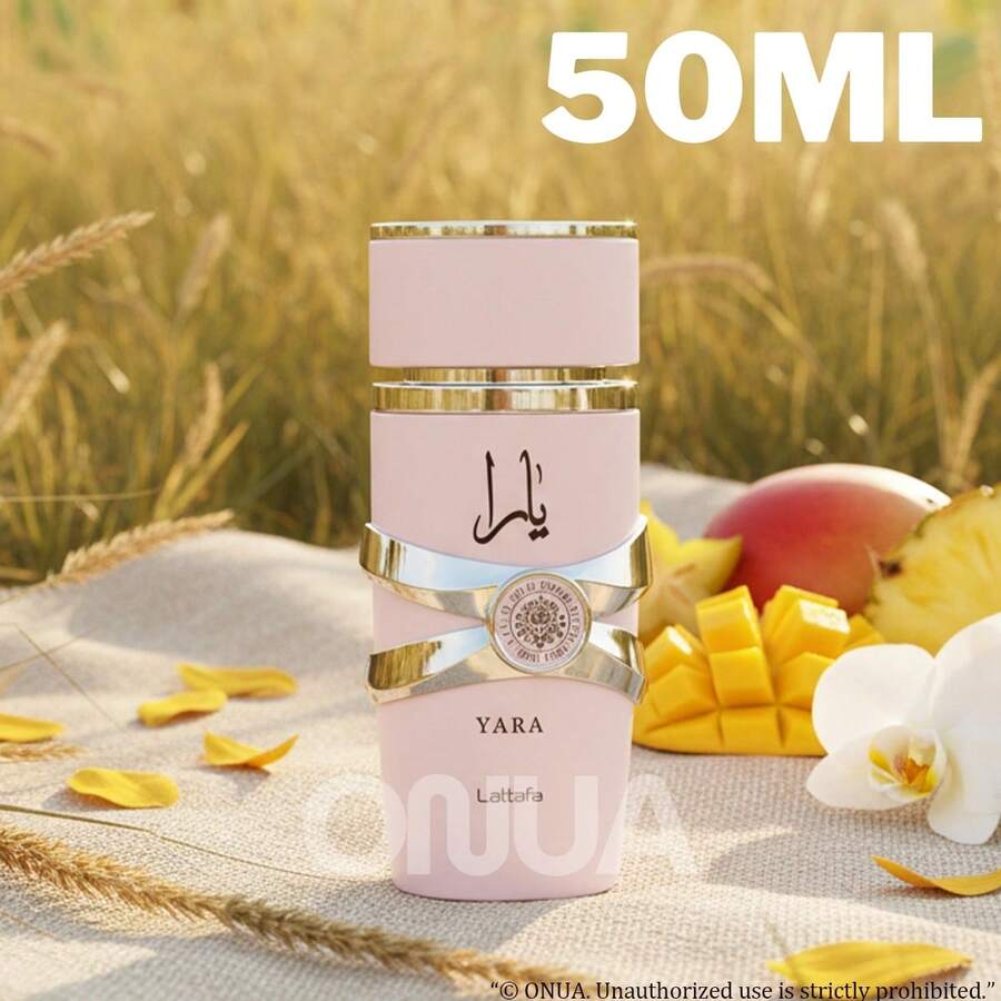 Lattafa Yara Eau De Parfum Natural Spray 50ml Unisex - Floral and Fruity Flavour - View 1