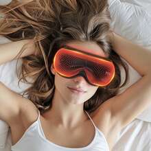 Eye Massager With Heat & Remote Heated Eye Massage Mask With 5 Modes And Bluetooth Music 180° Foldable Eye Care Massager For Eye Strain Dry Eyes Dark Circles Ideal Gift For MomDad Black - 黑色 - 查看 9