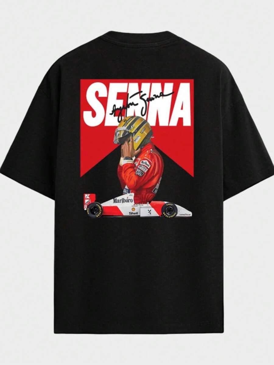 T-Shirt _ Retro _ Unisex _ F1 _ Oversize _ Color Black - Black - View 1