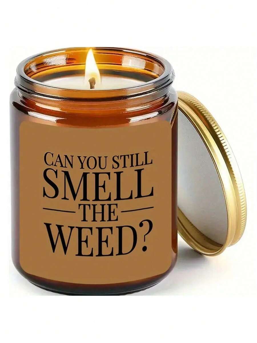 趣味友情蜡烛贴纸 - “真正的朋友会让你笑到尿裤子” - 完美的生日、圣诞节、感恩节礼物，送给女性，也适合送给闺蜜 - 蜡烛罐装饰 - 趣味友情语录装饰 - 彩色 - 查看 1