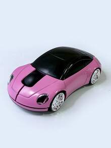 电池供电无线汽车造型鼠标，配备2.4G USB接收器，符合人体工学的光学鼠标，适用于笔记本电脑、Windows PC、办公室和家庭使用。 - 彩色 - 查看 6