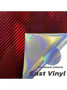 1 Set 9D Carbon Fiber Wrap Film, Waterproof, Scratch-Resistant, UV-Resistant, Elegant Vehicle Exterior Appearance, Easy To Apply And Remove - One Size - View 8