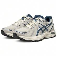 ASICS Gel Flux Cn Beige Navy Womens - Grey - View 4