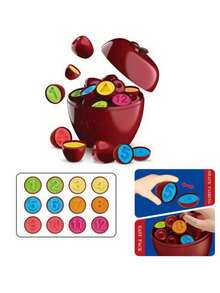 Large Montessori Apple Shaped Number Matching Toy, Interactive Educational Toy Suitable For 10 Months To 12 Years Old Boys And Girls, Birthday Gift - Multicolor - View 14