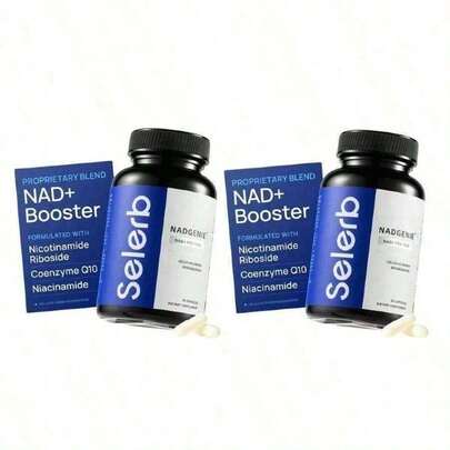 Bestseller!Selerb NAD+ Supplement For Men - With Liposomal NAD+, CoQ10, L-Carnitine, L-Arginine, Maca & Ashwagandha - Energy, Circulation & Prostate Support - 60 Capsules Healthcare Fitness.Supplement Vitamin,Free Shipping.