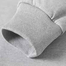 TIANXICO Men Full Tracksuit Set Sweatshirt Sweatpants Joggers Jumper Pullover Top&Bottom - Grey - View 4