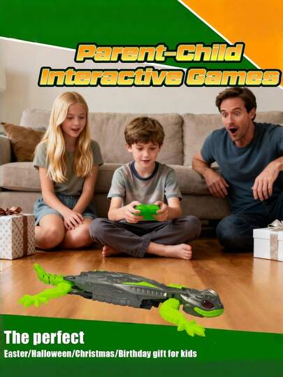 Rechargeable Remote Control Wall Climbing Robot Toy With LED Lights, 360° Rotating Wheels, USB Charging, Suitable For Children Ages 4-8+ Years Old, Boys And Girls