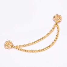 1/3pcs Clover Magnetic Button T-Shirt, Adjustable Shortened Length, Magnetic Waist Buckle, Slim Fit - Camellia - View 11