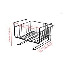 1PC Multi-Functional Kitchen Cabinet Storage Basket, Wall-Mounted Hanging Rack For Cabinets, No Drilling Required, Space-Saving And Organized - Brown - View 8