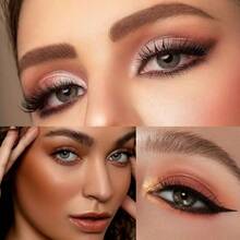 1. A Multi-Functional Eyeshadow Auxiliary Template, Silicone Eyelid Mold, Beginner's Eyeshadow Application Aid Tool, Multi-Functional Eyeshadow Aid Tool, Reusable, Quick Makeup Professional Tool - Multicolor - View 5