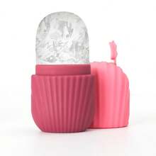 1Pc Ice Roller For Face, Multi-Functional Facial Ice Massage Roller, For Women's Beauty Eye Care & Skin Care, With Silicone Mold, Guasha Function, Puffiness Relief, Ideal Gift,Beauty,Skin Care Products,Spa,Self Care,Skin Care Tools,Face Care,Esthetician Supplies,Massage,Face Massage Tool,Face Roller,Ice Roller,Ice Roller Face - Hồng - Xem 12