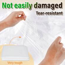 Plastic Mattress Bag, Moving Protection Cover, Mattress Storage Bag, Outdoor Travel Dust-Proof Waterproof Mattress Protector - Clear - View 8