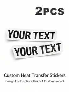 Stiker Transfer Panas DTF Kustom, Film Transfer Setrika untuk Foto/Logo/Teks yang Dipersonalisasi, Stiker Pakaian DIY, Cocok untuk Kaos, Sweatshirt, Tas Kanvas, dan Bantal, Desain Press Panas, Dekorasi Pakaian Kustom, Transfer Gaya Vinyl - MultiWarna - View 10