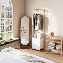 Coat Rack - Ahşap ve Beyaz Renk - Görünüm 9