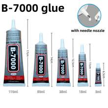 1瓶 B7000 水鑽手工膠 (3ml/15ml/50ml/110ml)，適用於金屬、塑膠、木材、布料、手機維修、手工珠寶與水晶寶石、手工黏合 - 彩色 - 查看 4