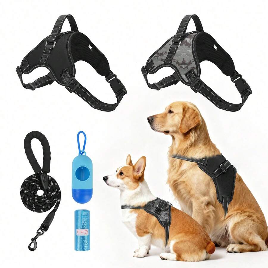 UNA MASCOTA Pet Harnesses - Dark Grey - View 1