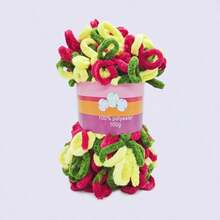 1 Hank (8m) Soft Loop Yarn, Chunky Sweet Donut Design, Suitable For Handmade DIY Projects Such As Dolls, Bags, Sweaters, Blankets, 100g Per Piece - Multicolor - View 43