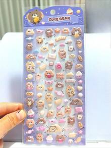 Pegatinas de fantasma de dibujos animados lindos, papelería, pegatinas para cuadernos, papel de forro para cuadernos, cuadernos con pegatinas, pegatinas adhesivas - Multicolor A - Ver 6