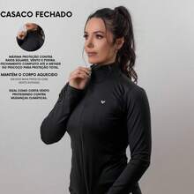 Women's Fitness Jacket For Gym, Sports, Cool Mesh (Dry Fit) - Women's Winter Jacket - Women's Fitness Jacket - 黑色夾克 - 查看 2