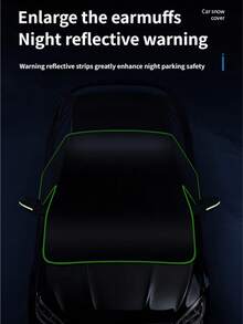 冬季汽车挡风玻璃雪罩，加厚加长防霜雪遮阳挡风玻璃遮阳板 - 雪擋布 - 查看 10