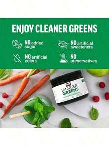 Bestseller!Force Factor Smarter Greens Daily Wellness Powder, Greens Superfood Powder To Support Gut Health, Bloating, & Digestion, With 40+ Superfoods, 125 Million CFUs Of Probiotics, Unflavored.Supplement Vitamin,Free Shipping. - 3 件商品 - 查看 3