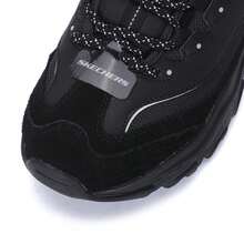 Skechers 男士休闲鞋，舒缓熊猫鞋，D'LITES系列时尚系带运动鞋，舒适轻便日常休闲鞋 237154-BBK - 全黑色 - 查看 6