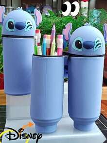 Stitch Backpack Stationery Silicone Pencil Case Small Gift Stationery Box Stitch Pencil Holder - Stitch - View 4