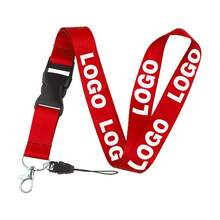 Lanière personnalisée avec logo, photo ou texte, avec clip pour badge et boucle de sécurité. Personnalisable avec le logo, la photo ou le nom de votre entreprise. Idéale pour le bureau, les événements professionnels, les activités d'entreprise, le team building, les salons, les conférences, le personnel scolaire et un usage quotidien. Disponible en plusieurs couleurs. Porte-badge/carte d'accès. - Multicolore - Voir 12