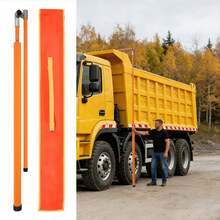 GCCSJ Height Measuring Stick,20FT Load Height Measuring Stick, Metric& Imperial, Sturdy Fiberglass Truck Height Stick With Adjustable Pole,Professional Non-Conductive Truck Height Measuring Stick For Trucks Car Haulers Trailer - A - View 12