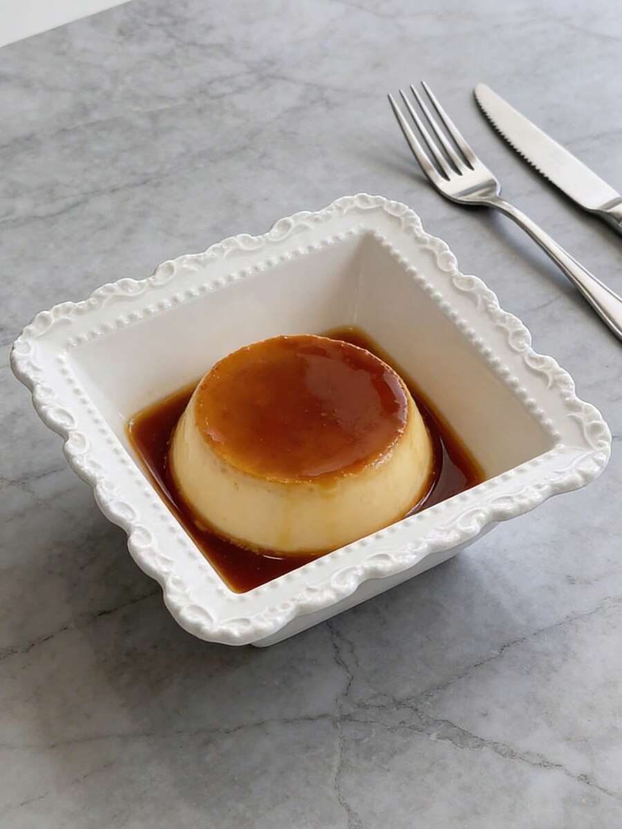 1Pc 6-Inch Totem Relief Plate Square Bowl Tableware Set, Retro Style Dining Plate, Western Style Home Flat Plate, High-End Feeling, Light Luxury Plate,It Is Suitable For Salad, Soup, Lamian Noodles, Noodles, And Various Snacks, Foods Or Main Dishes - Multicolor - View 1