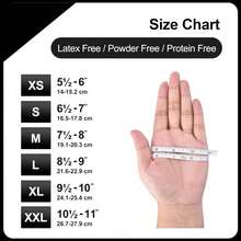 100pcs Nitrile Disposable Gloves-Latex Free, Non Rubber Gloves For Cleaning, Cooking, Food Prepping, Professional Protective Gloves - 黑色 - 查看 4