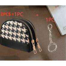 Classic Appearance Practical Interior Fashionable High-End Zipper Women's Small Wallet Key Card Holder Gift Mini Wallet Coin Purse For Women Money Wallet Purse Wallet Coin Wallet Cute Stuff Mothers Day Gift Cruise Essential - Khaki - View 11