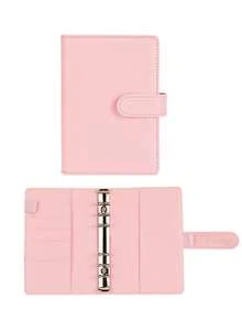 1 pieza Diario liso hoja suelta - Rosa - Ver 5