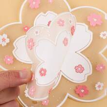 1 chiếc đế lót ly hình hoa màu hồng 11.5cm, thích hợp cho cốc cà phê, cốc trà sữa, v.v., có nhiều kích cỡ khác nhau, cách nhiệt cho bàn làm việc, đồ dùng văn phòng - đồ dùng học tập - quà Giáng sinh - quà Lễ Tạ ơn - đế lót ly quán cà phê - đế lót ly nhà hàng - Nhiều màu - Xem 9