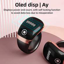 Electronic Digital Tally Counters OLED Display Ring Holder Intelligent APP Counting Type-C SilentTouch Smart Finger Counter - Mixed Colors - View 3
