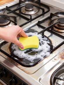 Double-Sided High Absorbency Sponge Magic Cleaning Pot Brush, Rust Removal Sponge Cleaning Brush, Kitchen Cleaning Tool - One Size Fits All - View 5